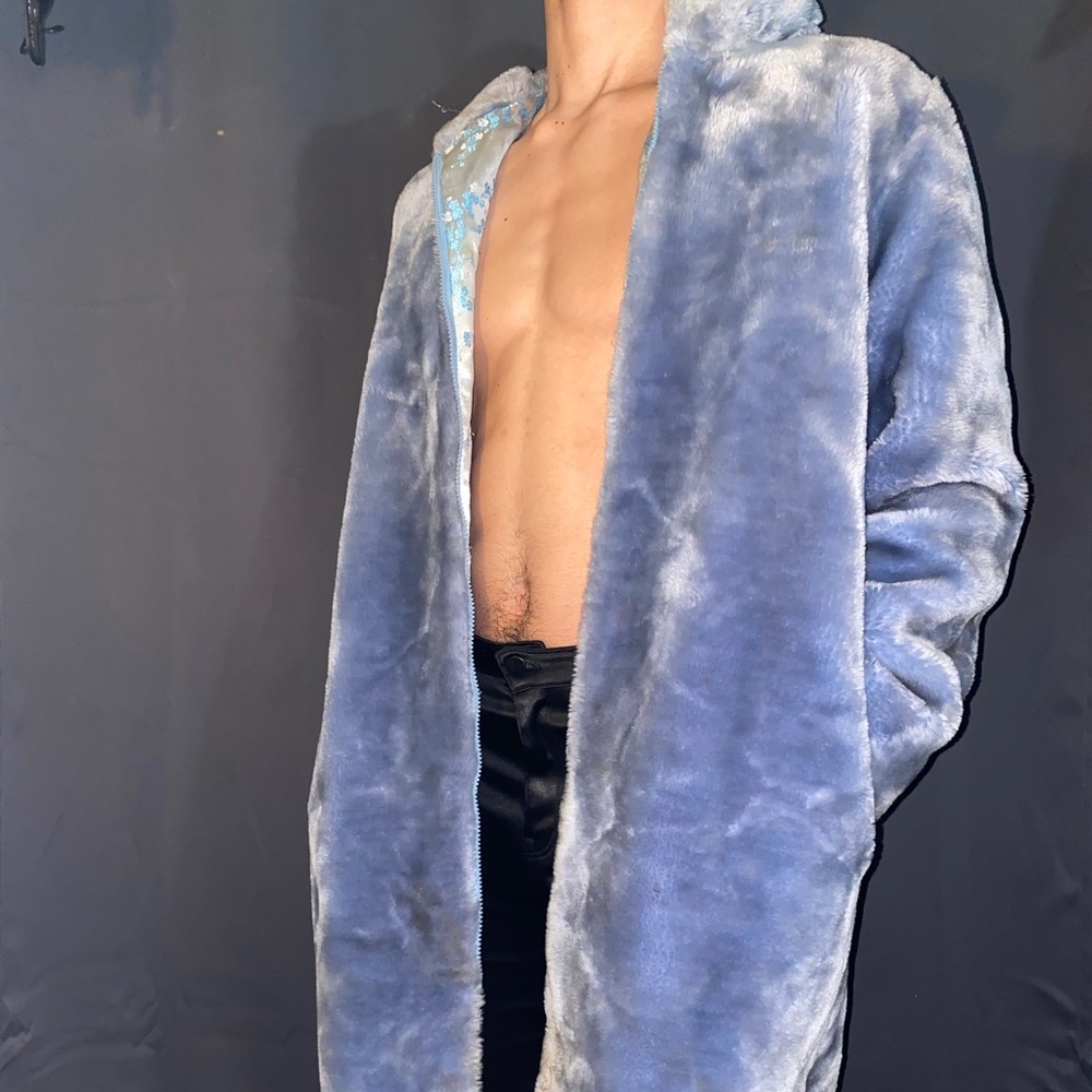 Faux fur coat